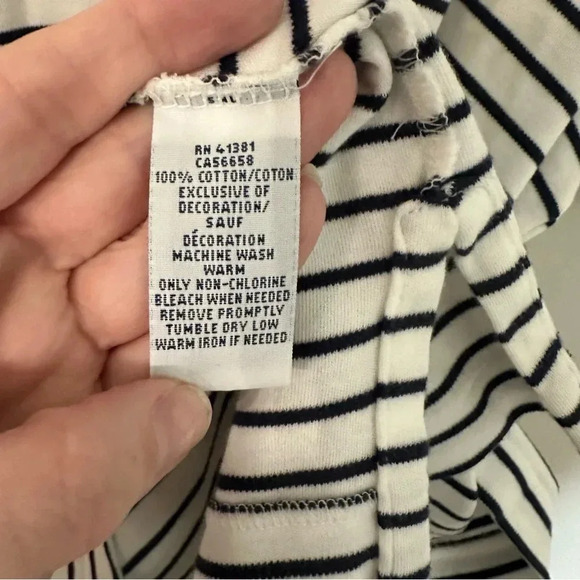 Polo Ralph Lauren Men's Short Sleeve Navy & White Striped Polo Size XXL GUC - Picture 6 of 7
